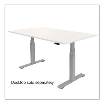 Fellowes® Cambio Height Adjustable Desk Base, 72" X 30" X 24.75" To 50.25", Silver freeshipping - TVN Wholesale